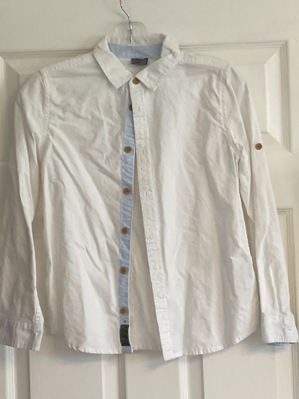 2 FOR $12!  🤩Posh brand Boy’s White Button Down Shirt - size 11/12 yrs old